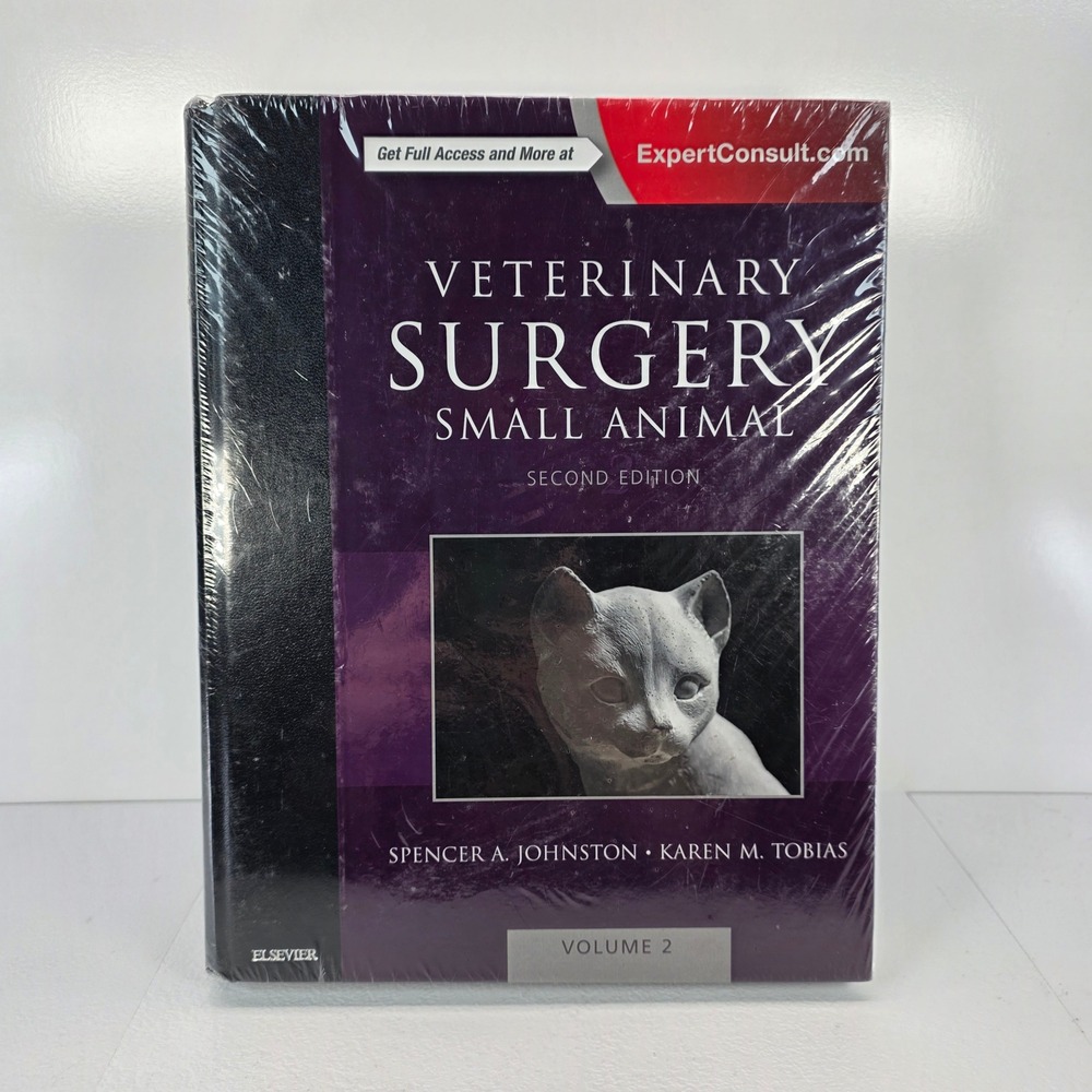 Veterinary‎ Surgery Small Animal 2nd Edition Volume 2 Johnston Tobias Hardcover